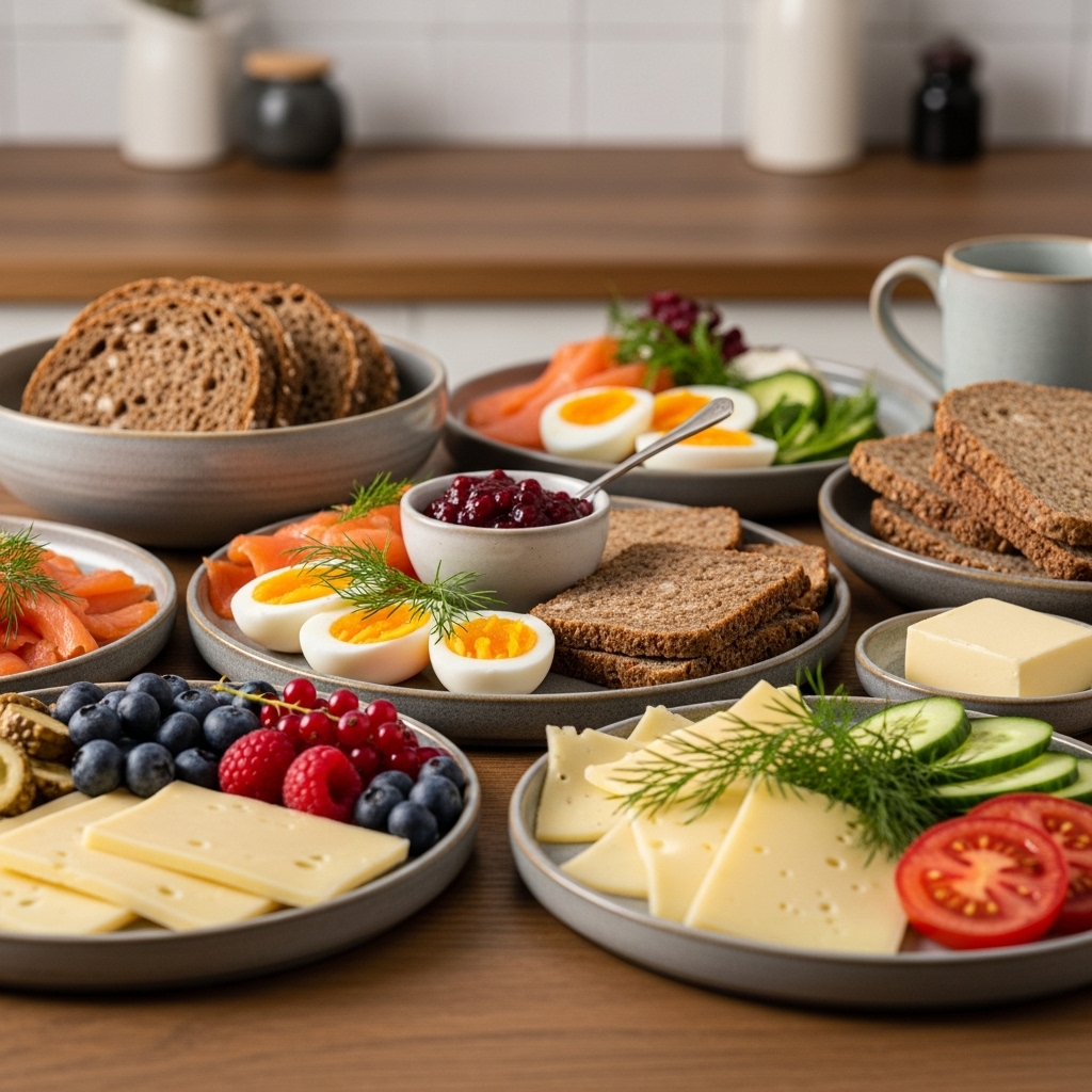 Nordic Breakfast Feast: A Gluten-Free Gourmet Experience