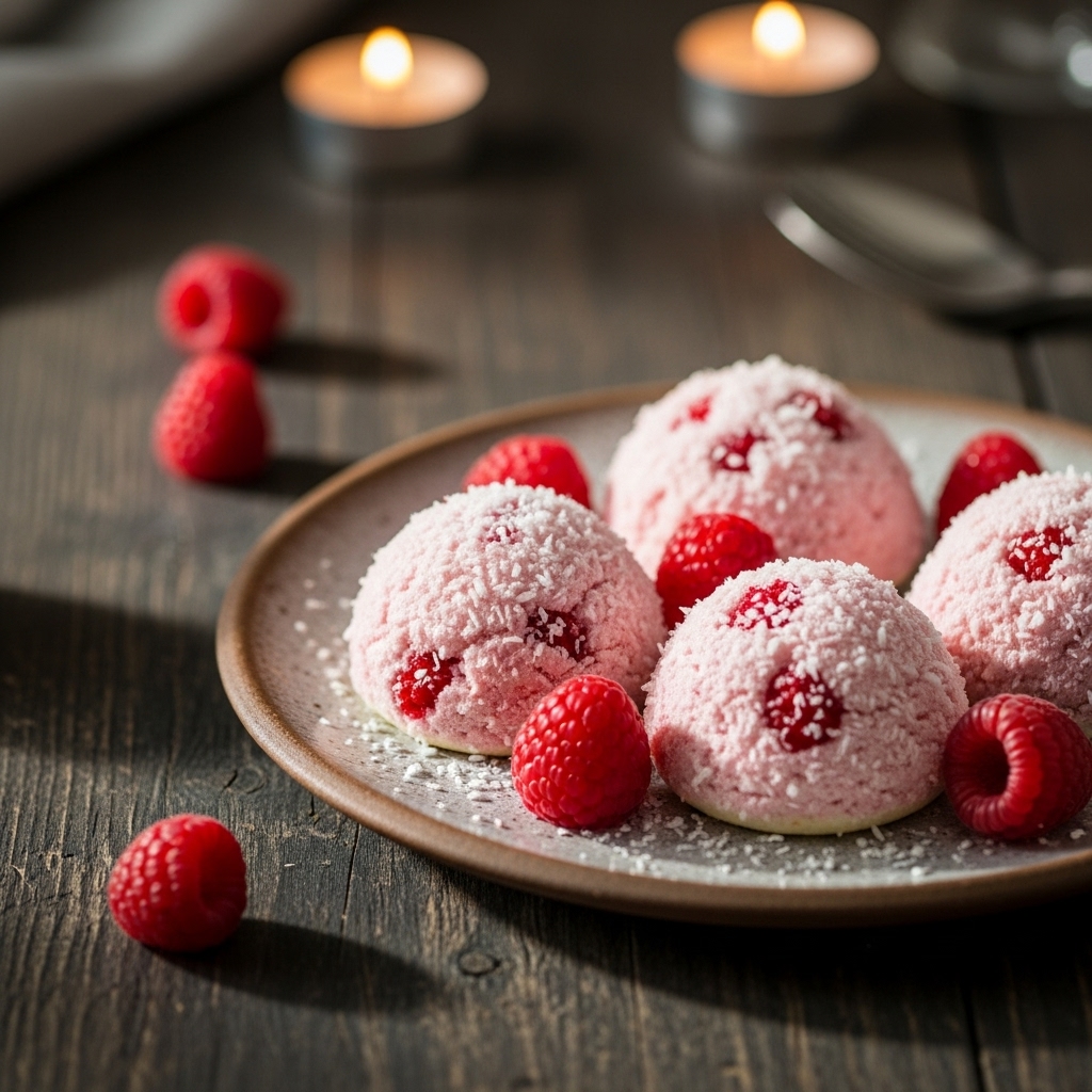 Nordic Brunch Sweet – Paleo Raspberry Coconut Clouds