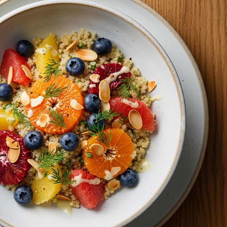 Nordic Brunch: Vibrant Citrus Quinoa Bowl