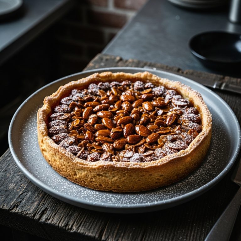 Nordic Caramelized Almond Tart