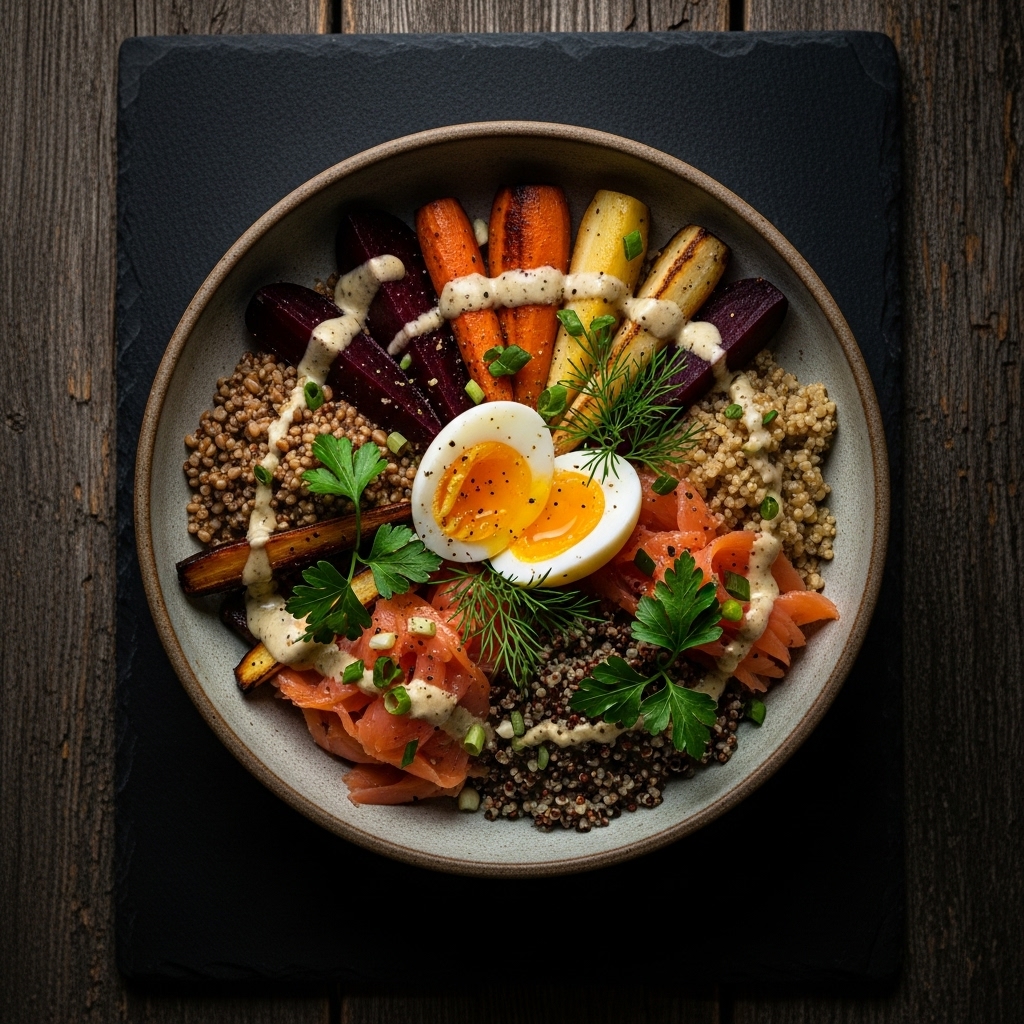 Nordic Power Bowl for Energizing Vitality