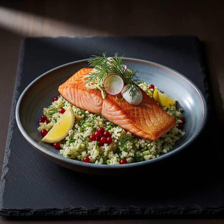 Nordic Salmon & Cauliflower Rice Bowl