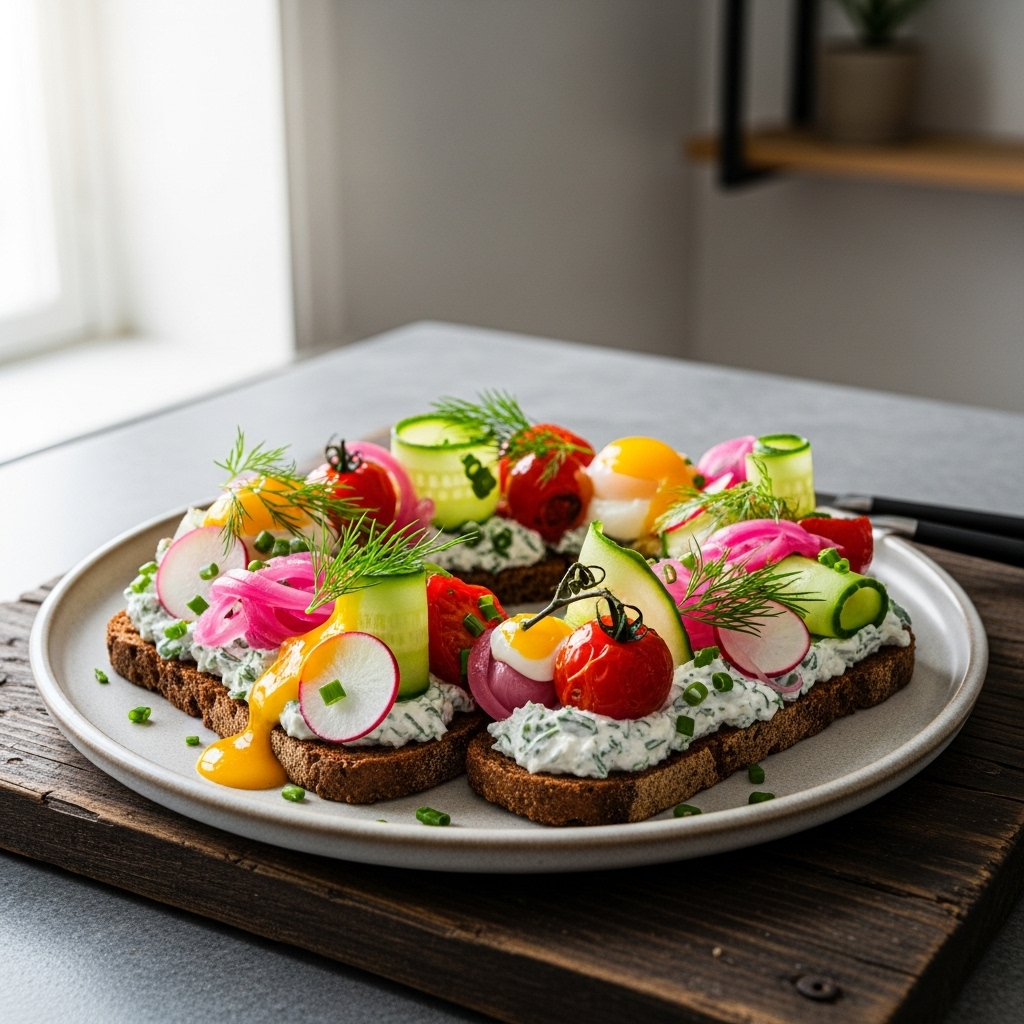 Nordic Veggie Delight: A Wholesome Vegetarian Brunch Recipe