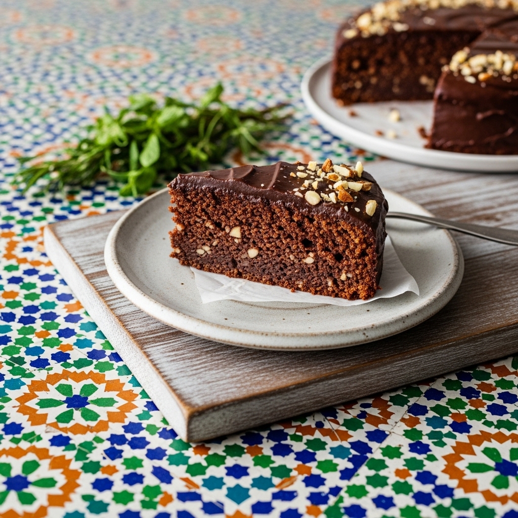 Paleo Almond Fudge Cake