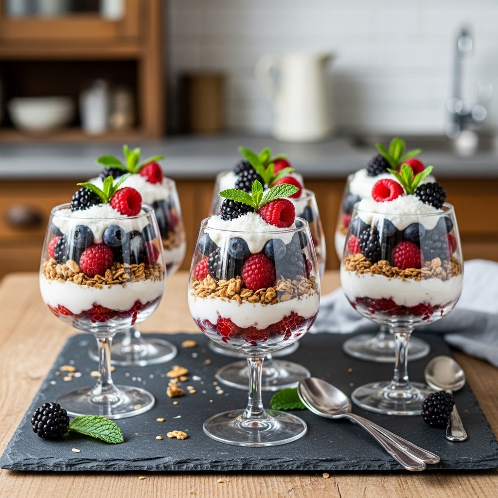 Paleo Berry Bliss Parfaits