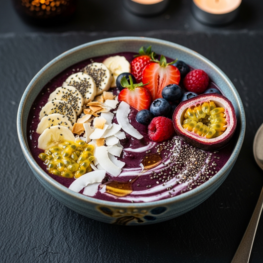 Paleo Brazilian Breakfast Bowl – Aromatic Acai and Coconut Delight