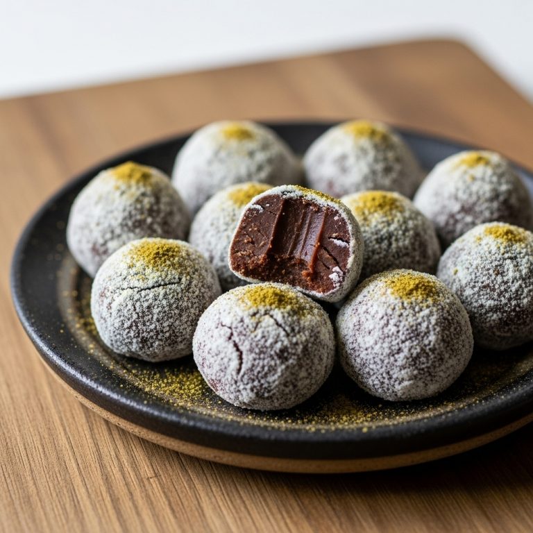 Paleo Cardamom Almond Fudge Truffles