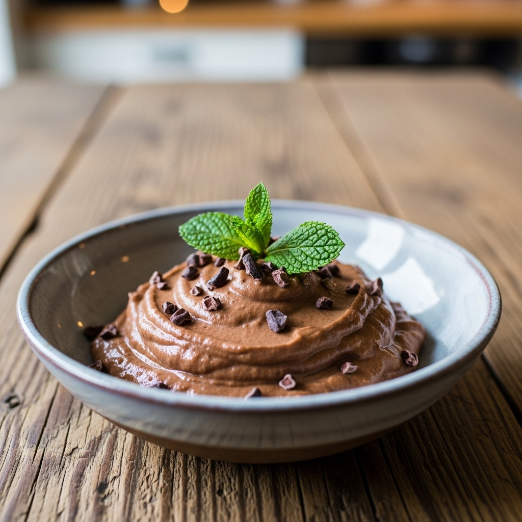 Paleo Chocolate Avocado Mousse