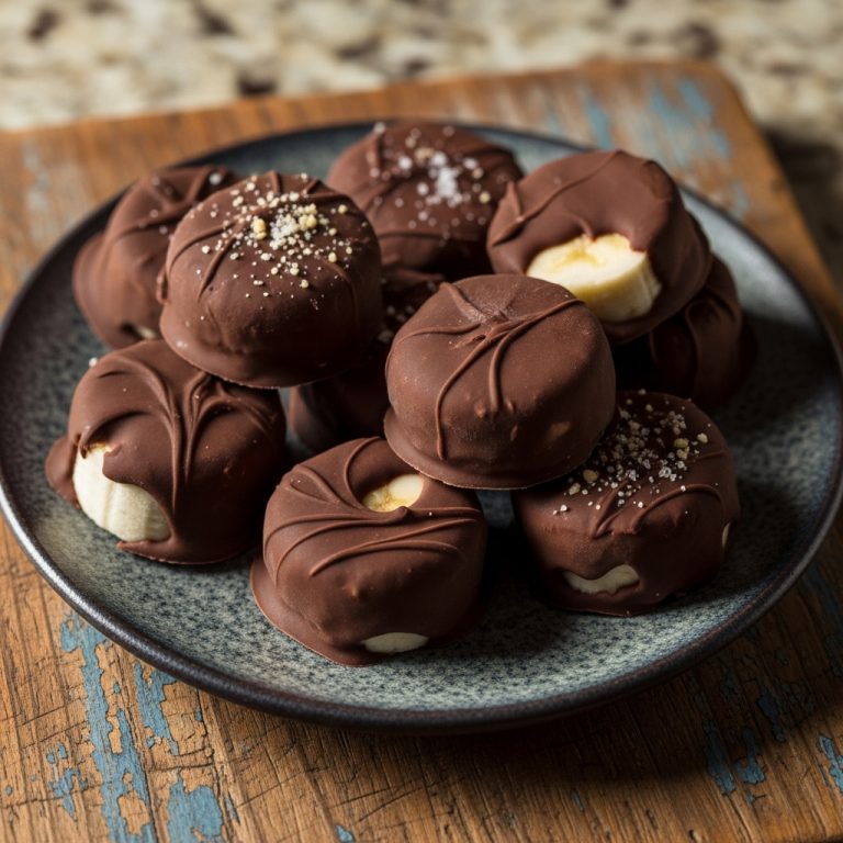 Paleo Chocolate-Dipped Frozen Banana Bites