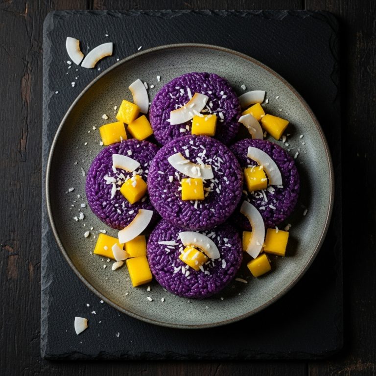 Paleo Filipino Mango Sticky Rice Cakes Recipe