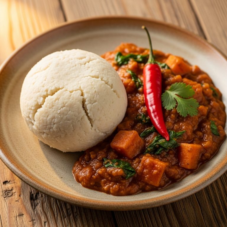 Paleo-Friendly Akple & Stew – A Traditional Ghanaian Snack