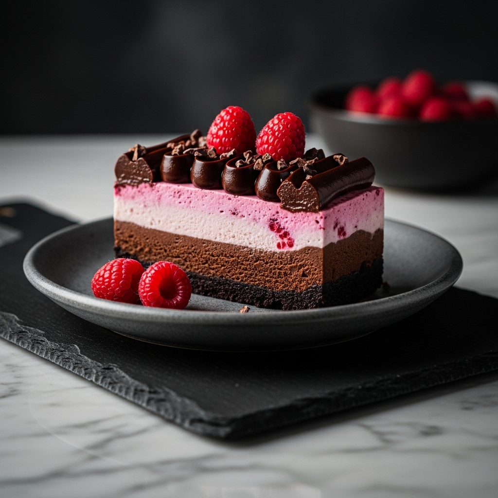 Paleo Frozen Chocolate Raspberry Delight