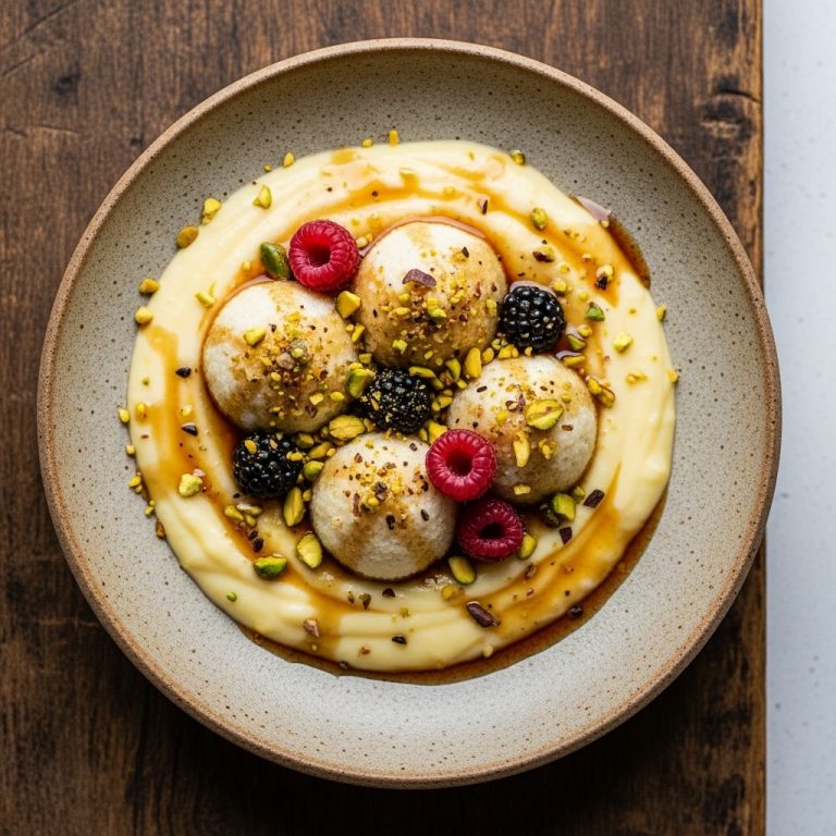 Paleo Fufu Custard Delight: A Heavenly Ghanaian Dessert Experience