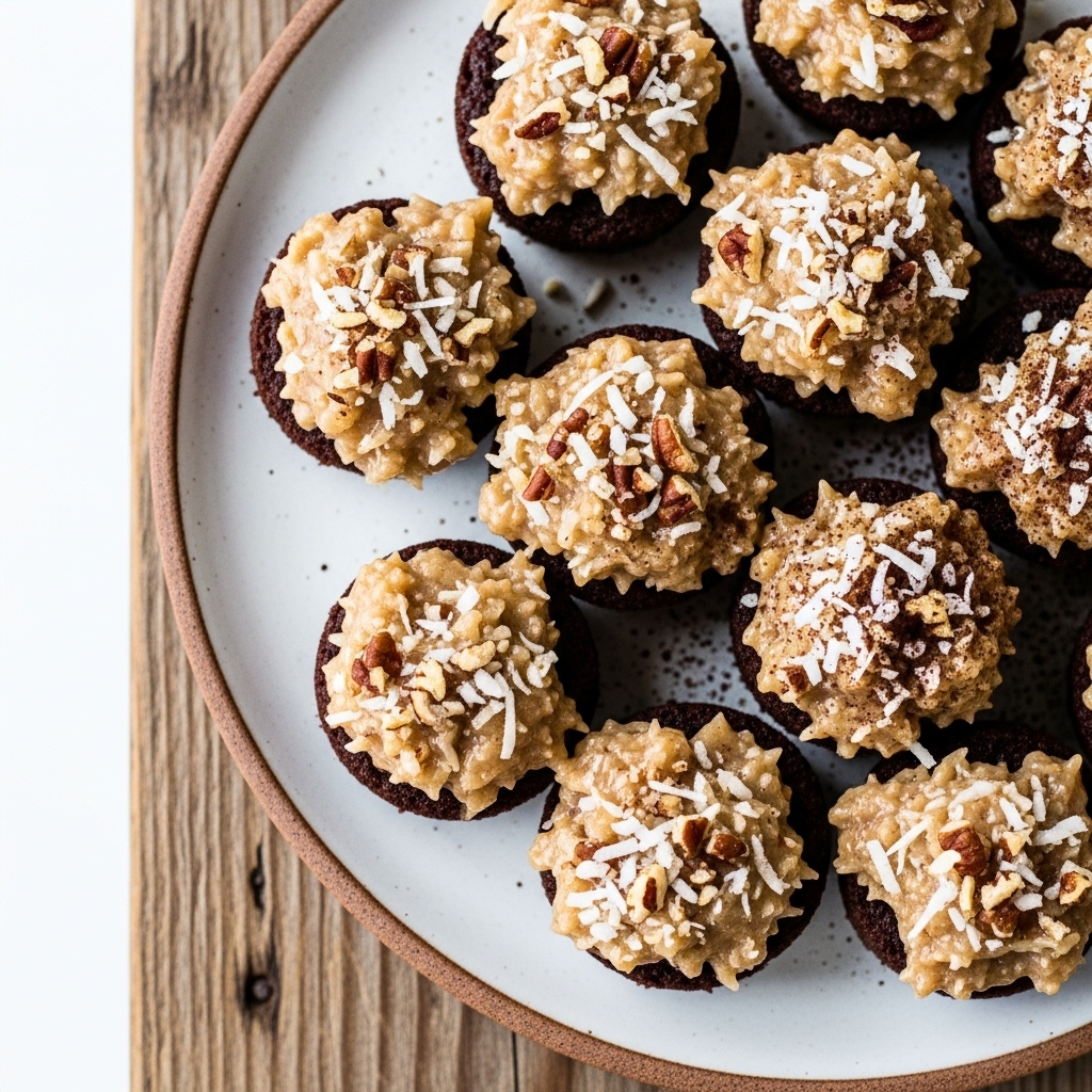 Paleo German Chocolate Cake Bites