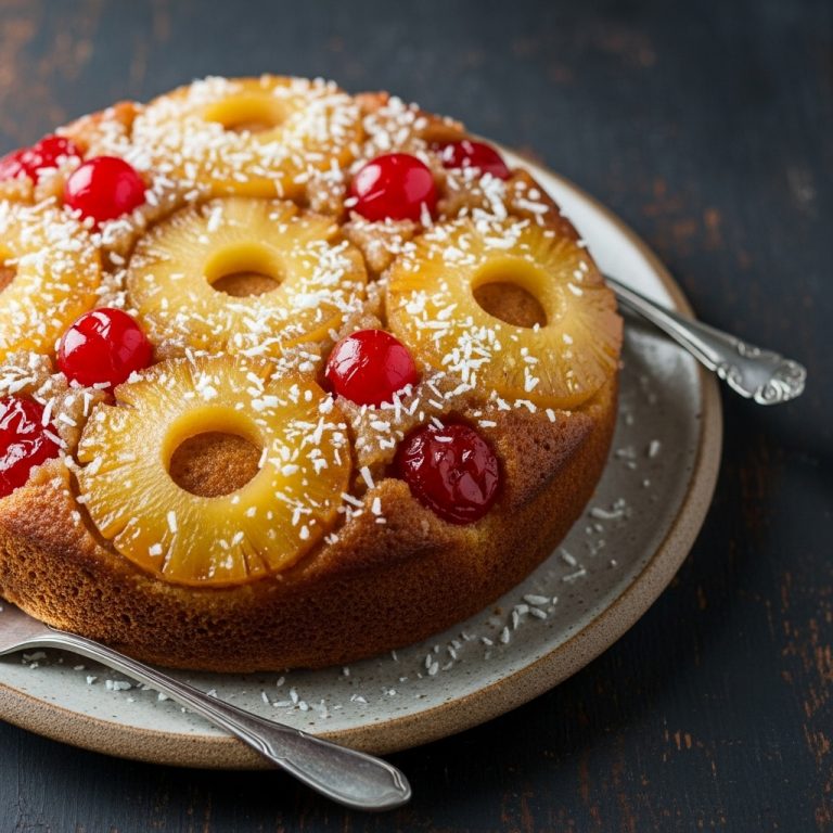 Paleo Hawaiian Luau Pineapple Upside-Down Cake Recipe