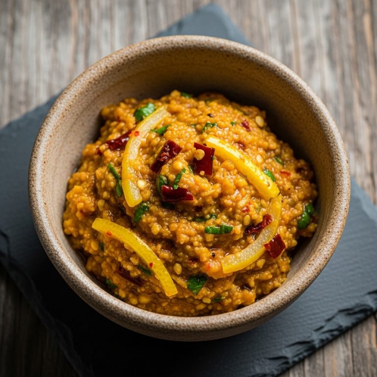 Paleo Indian Bowl with Spicy Lemon Chutney