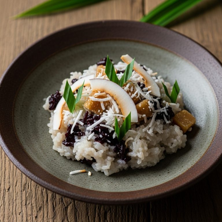 Paleo Indonesian Coconut Sticky Rice Pudding (Nasi Jajan)