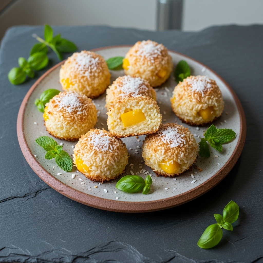 Paleo Mango Coconut Bites