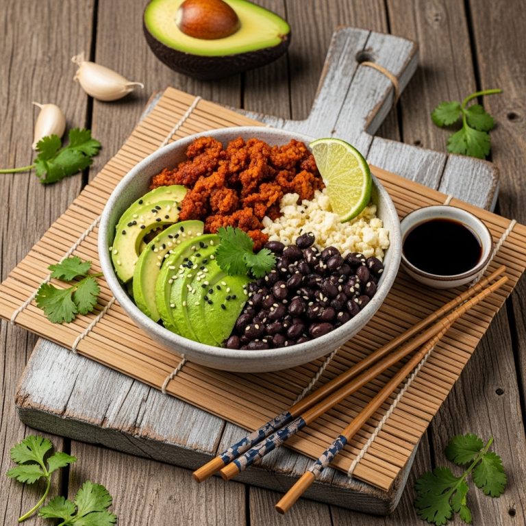 Paleo Mexican Breakfast Bowl: Chorizo, Avocado, & Black Bean Delight