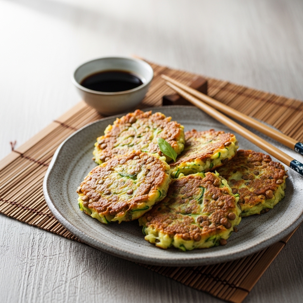 Paleo Moroccan Zucchini Lentil Fritters – An Aromatic & Savory Snack