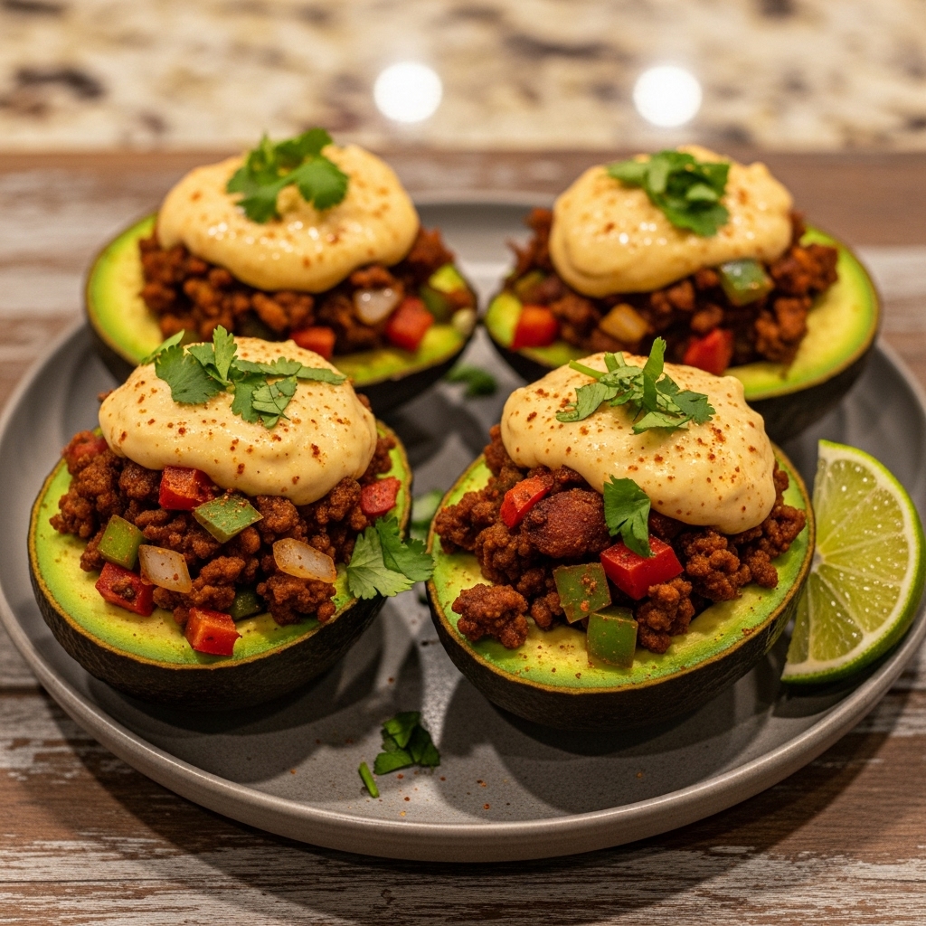 Paleo Tex-Mex Stuffed Avocados: A Delicious and Nutritious Snack!