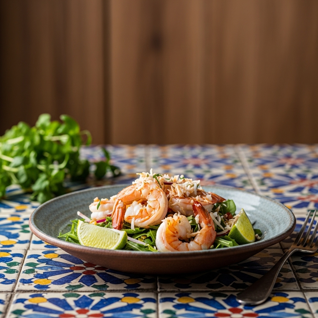 “Paleo Thai Shrimp Salad with Coconut Lime Dressing – A Fresh and Exotic Twist on Classic Paleo Cuisine”