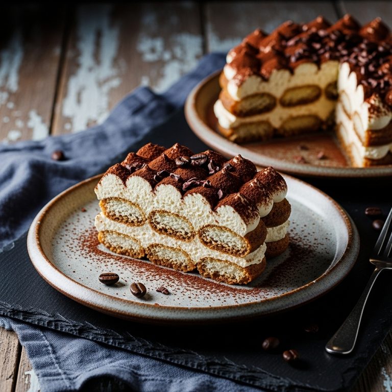 Paleo Tiramisu with Almond Flour & Coconut Cream