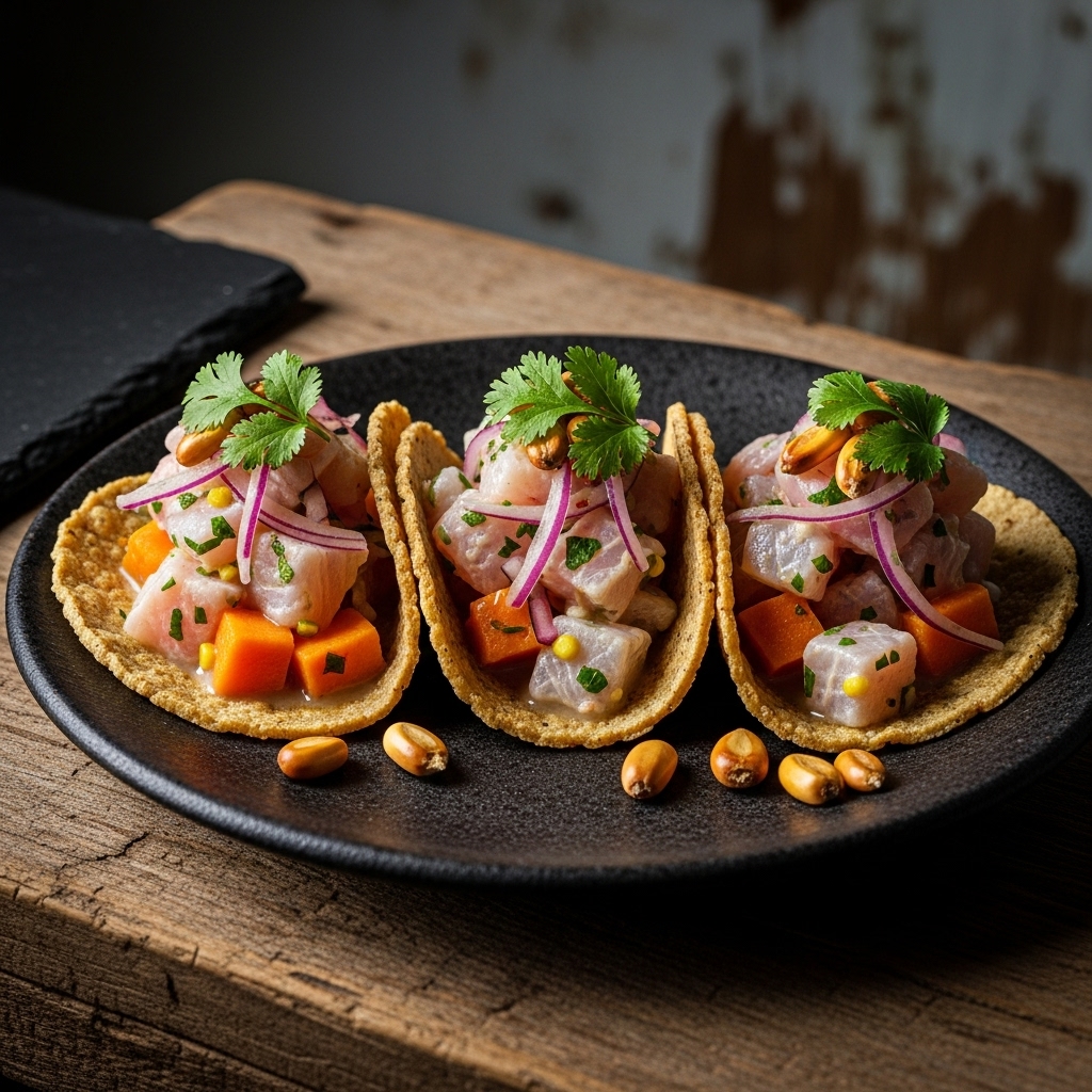 Peruvian Ceviche Tacos with Quinoa – Gluten-Free & Fresh