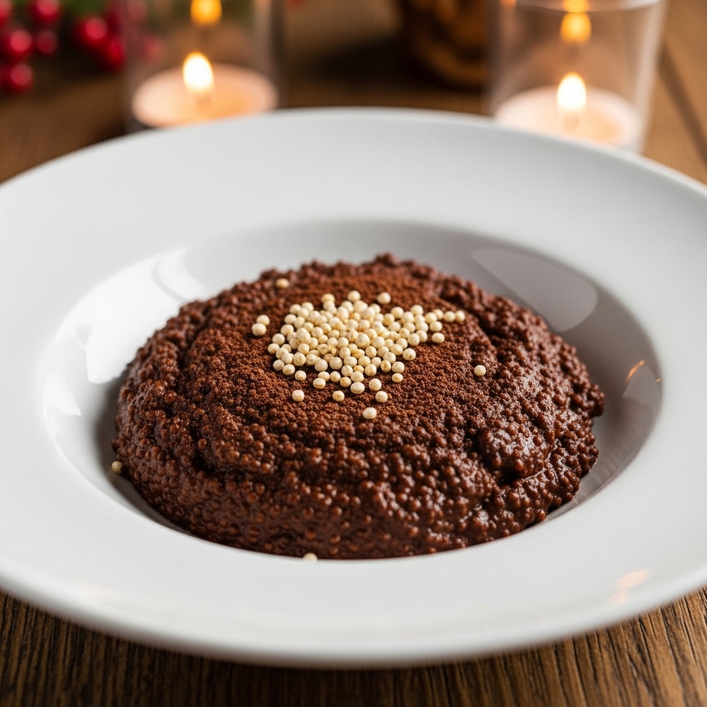 “Peruvian Chocolate-Quinoa Pudding: A Vegan Delight”