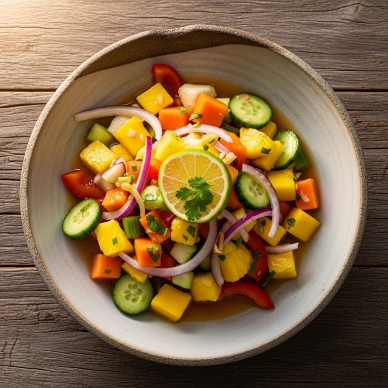 Polynesian Vegetarian Tropical Ceviche – A Symphony of Freshness and Flavor