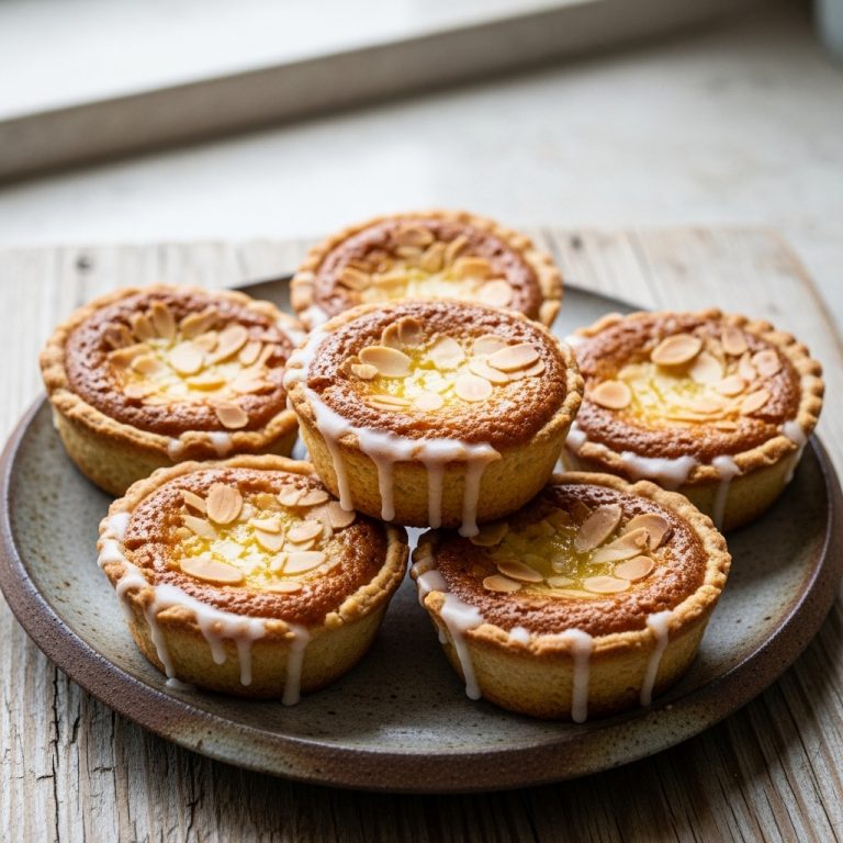 Portuguese Gluten-Free Almond Tarts with Lemon Glaze