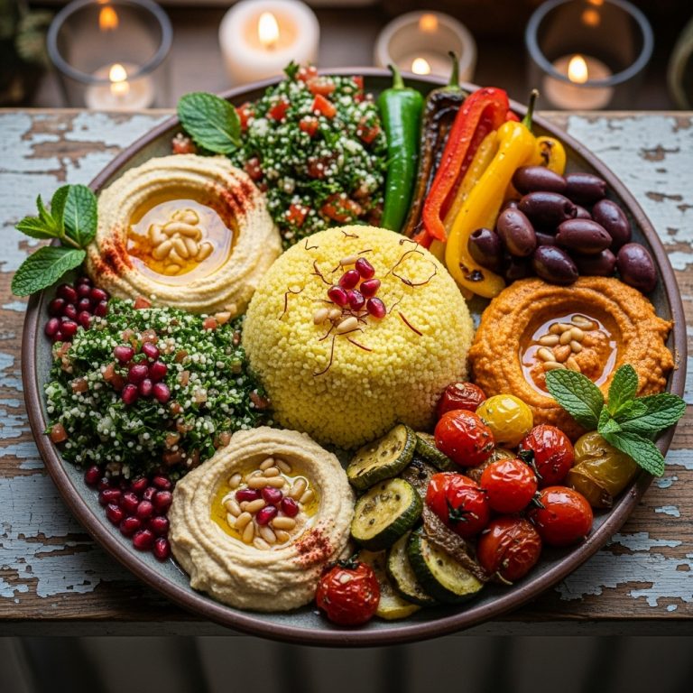 Radiant Middle Eastern Vegetarian Dinner