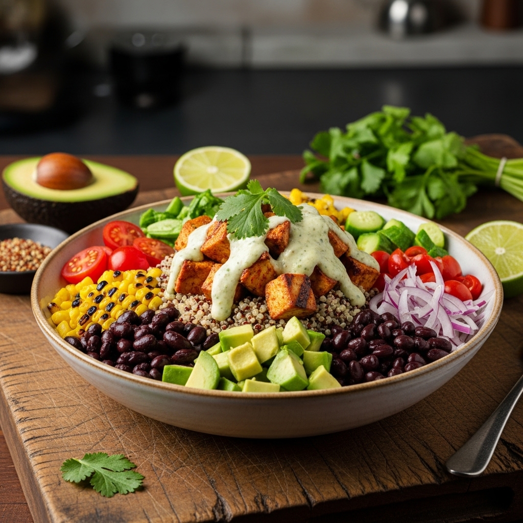 Refreshing Vegan American Bowl: A Symphony of Vibrant Flavors and Textures