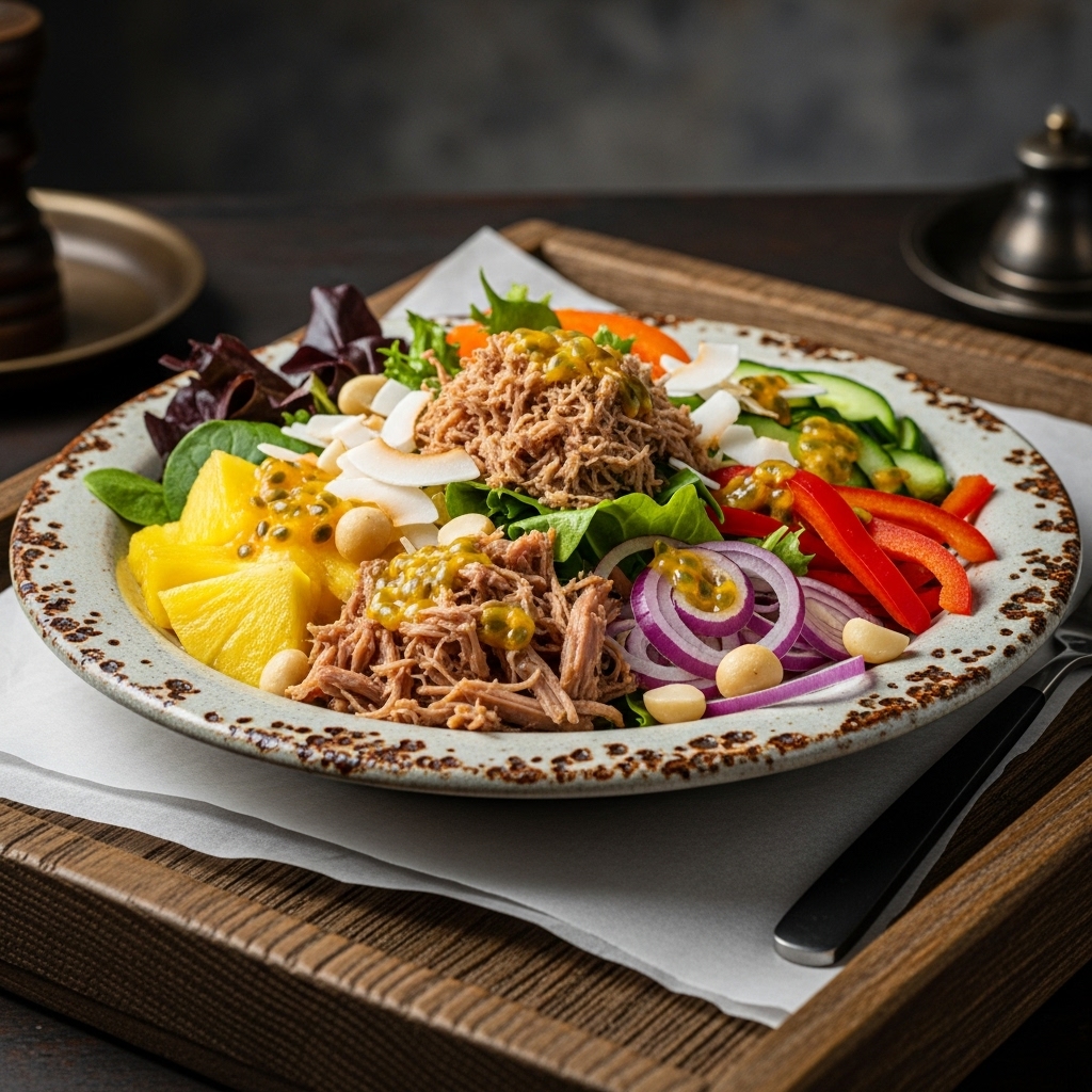 Rejuvenating Hawaiian Luau Salad Bowl