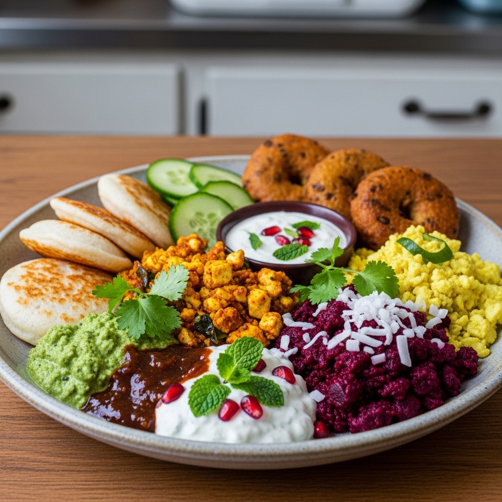 Rejuvenating Indian Vegan Brunch Bowl