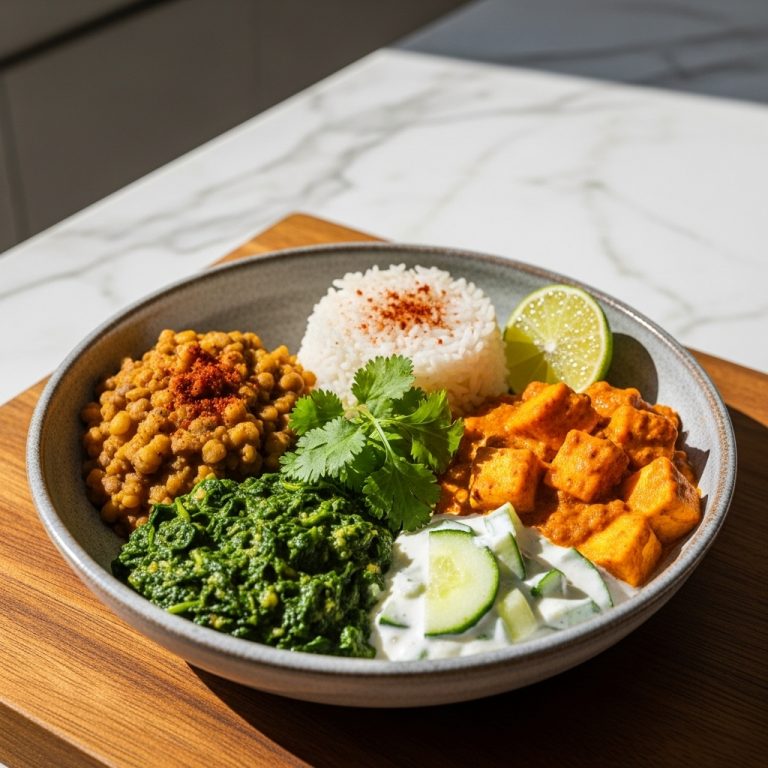 Rejuvenating Indian Vegetarian Lunch Bowl