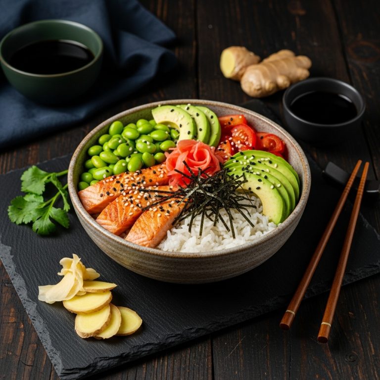 Rejuvenating Japanese Dinner Bowl: A Gluten-Free Energy Boost