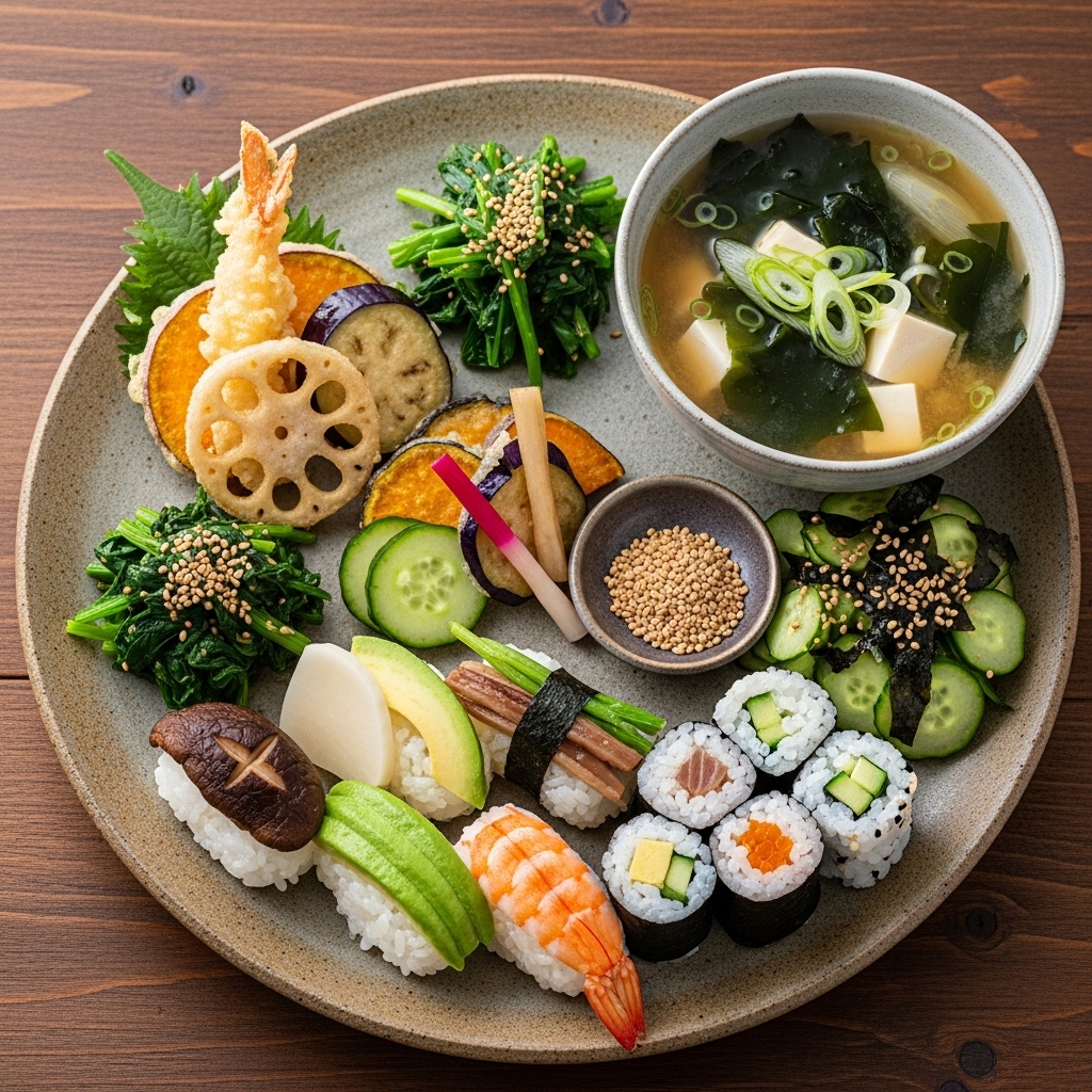 Rejuvenating Japanese Vegetarian Dinner
