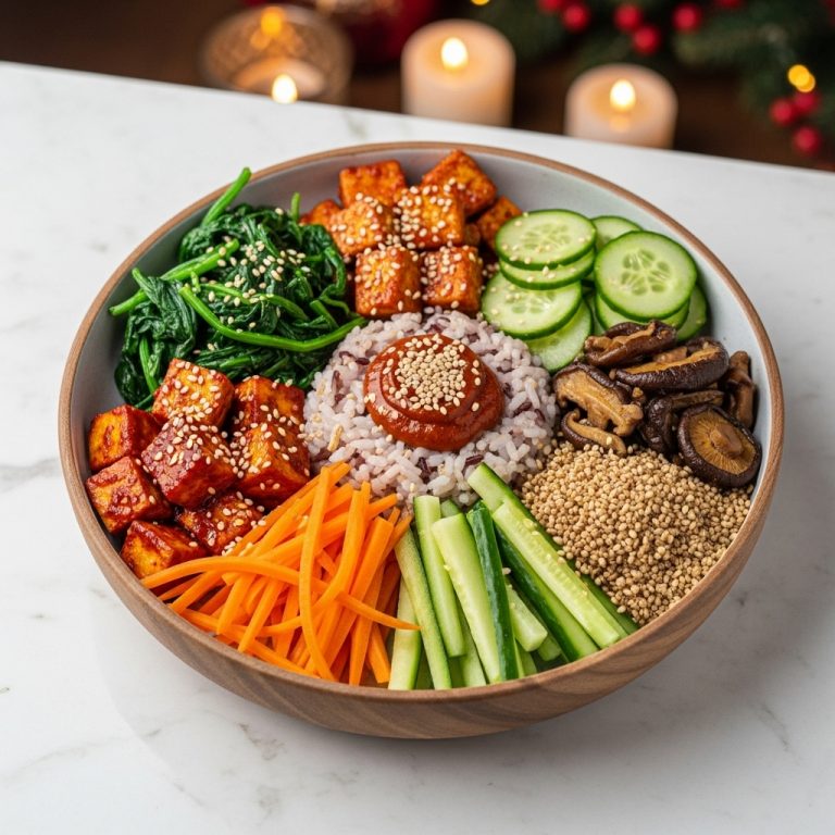 Rejuvenating Korean Vegetarian Dinner Bowl
