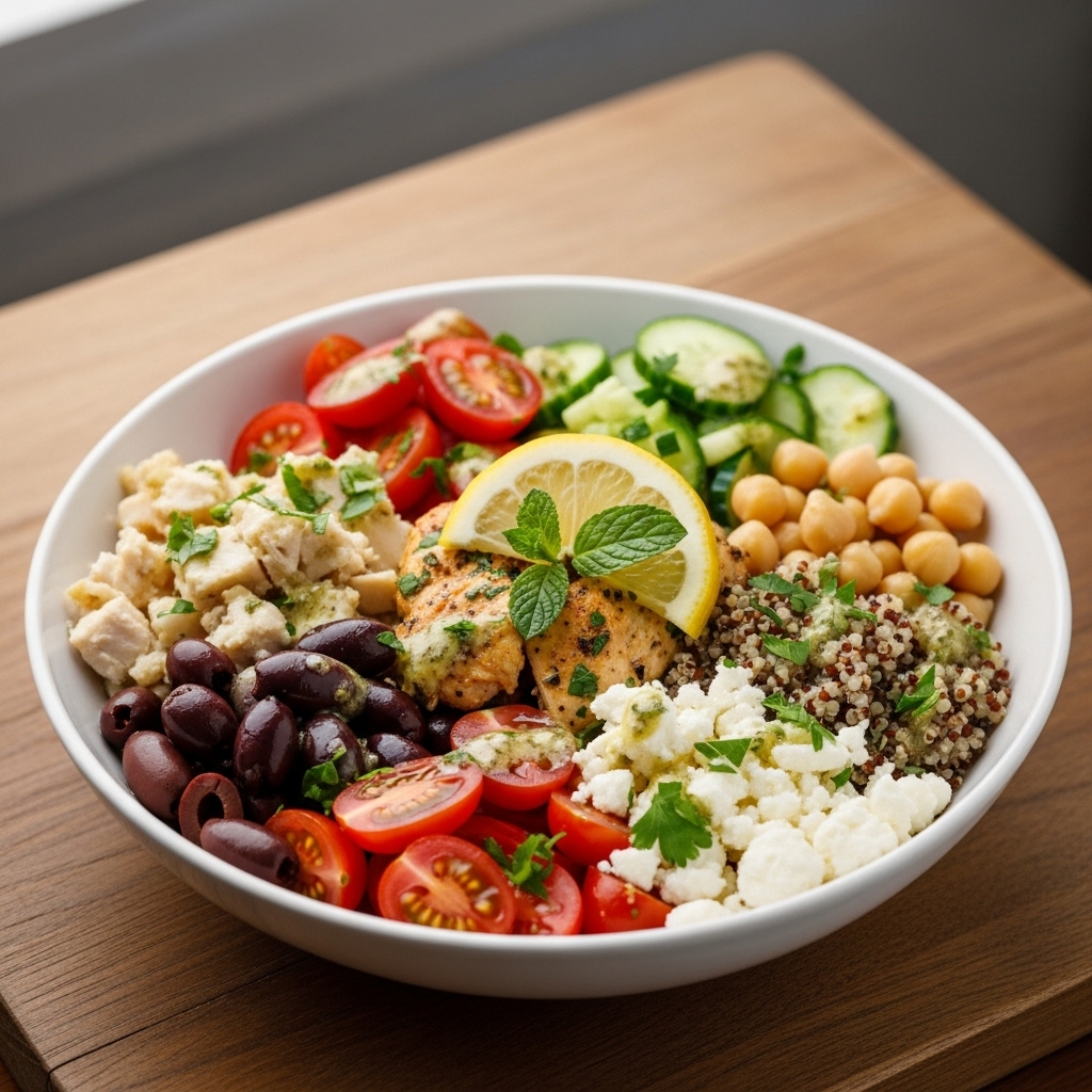 Rejuvenating Mediterranean High-Protein Bowl