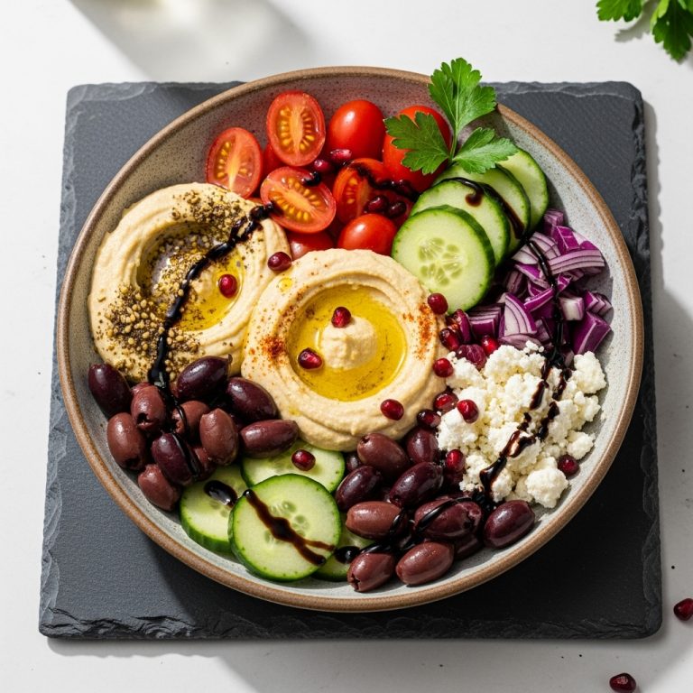 Rejuvenating Mediterranean Vegan Breakfast Bowl