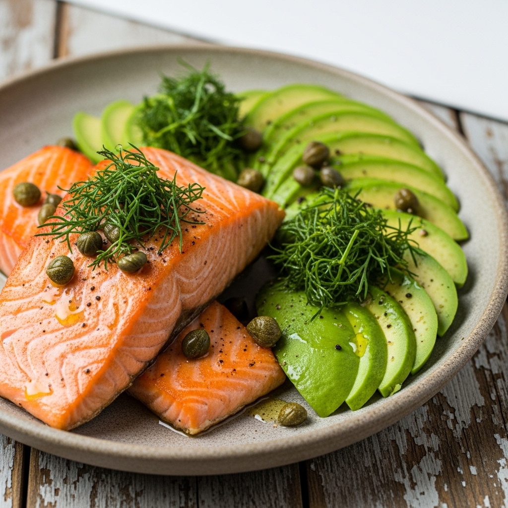 Rejuvenating Nordic Salmon & Avocado Keto Lunch
