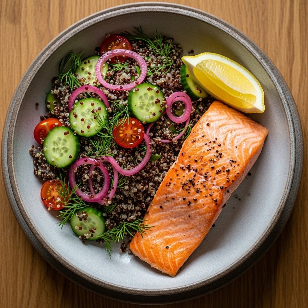 Rejuvenating Nordic Salmon & Quinoa Bowl