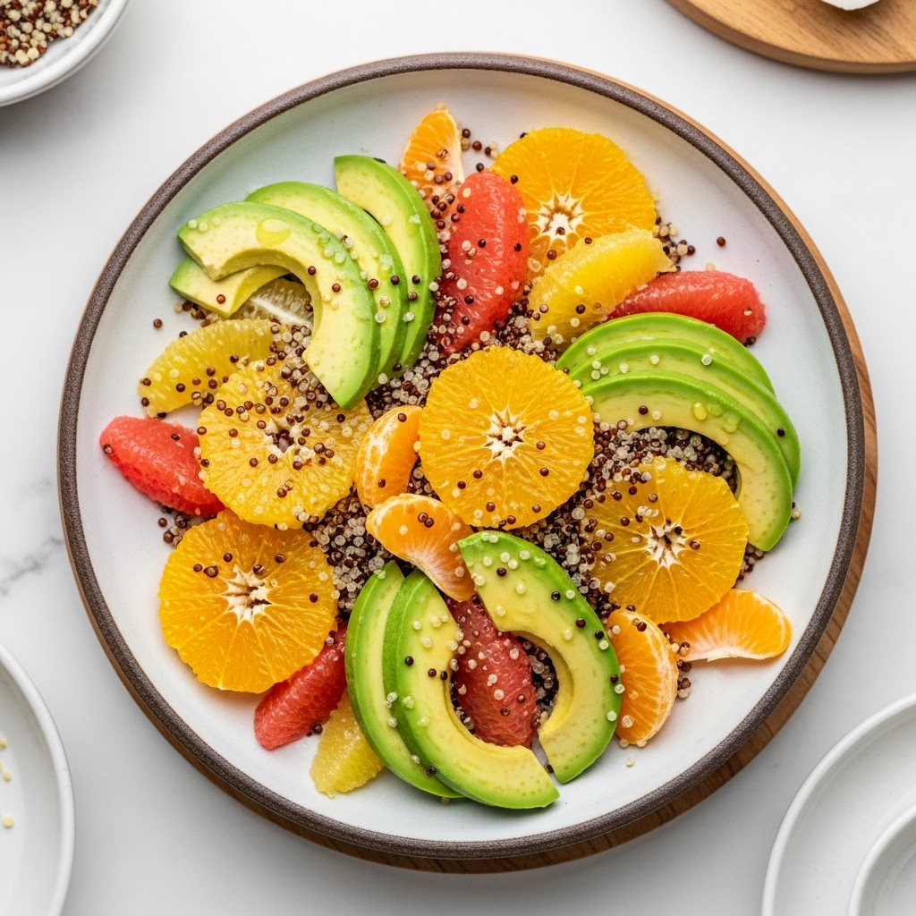 Revitalizing Australian Avocado & Citrus Salad with Quinoa