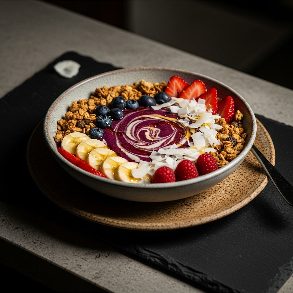 Revitalizing Thai Breakfast Smoothie Bowl