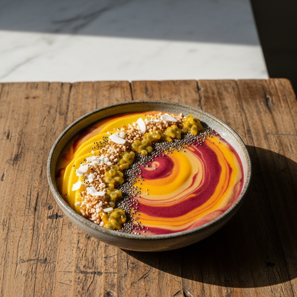 Revitalizing Australian Sunrise Smoothie Bowl