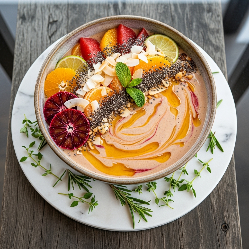 Revitalizing California Citrus Smoothie Bowl