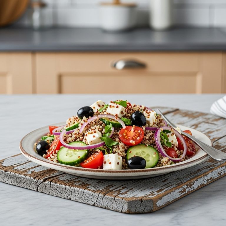 Revitalizing Greek Salad with Quinoa