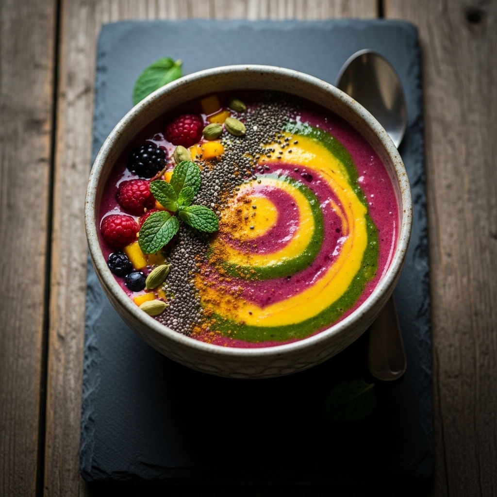 Revitalizing Indian Fusion Protein Smoothie