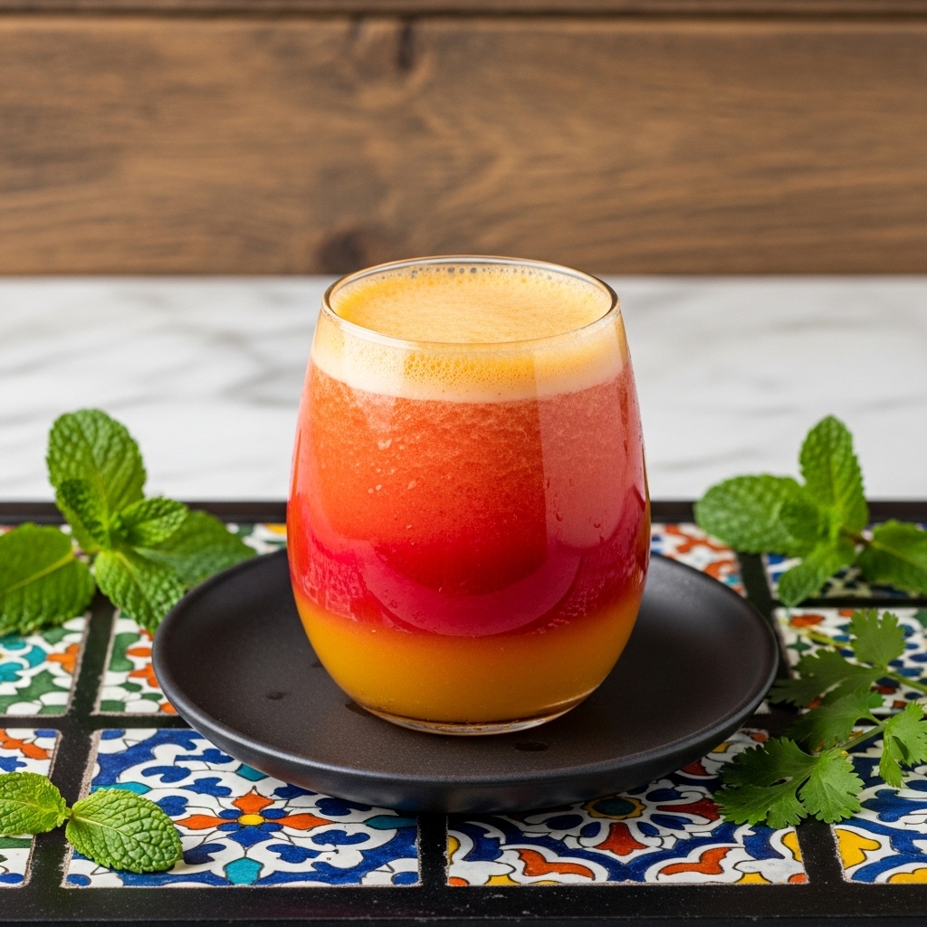 Revitalizing Indian Sunrise Juice